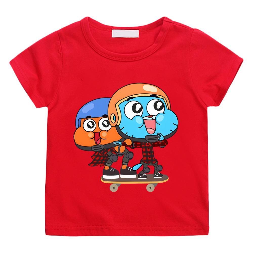 The Wonderfully Weird World of Gumball Print Casual T-shirts Kids High Quality Cotton Tee Children Intellectual Funny T-shirt Anime T-shirt summer Top 100 красный
The Wonderfully Weird World of Gumball Print Casual T-shirts Kids High Quality Cotton Tee Children Intellectual Funny T-shirt Anime T-shirt summer Top 100 красный