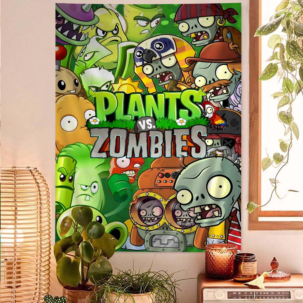Classic Game PPlants Vs ZZombies Tapestry Wall Hanging Cheap Hippie Wall Hanging Bohemian Wall Tapestries 74x94cm(29x37in)
Classic Game PPlants Vs ZZombies Tapestry Wall Hanging Cheap Hippie Wall Hanging Bohemian Wall Tapestries 74x94cm(29x37in)