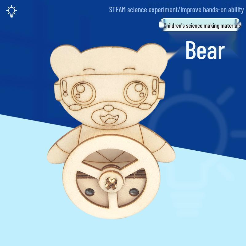 Tumbling Bear Science DIY Kit for Kids: Fun Physics Experiments & Inventions Tumbling Bear (1 set)
Tumbling Bear Science DIY Kit for Kids: Fun Physics Experiments & Inventions Tumbling Bear (1 set)
