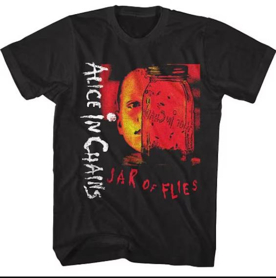Alice in Chains T-Shirt Mens Womens Tees Top Jar of Flies Album T-Shirt Mens Womens Tees Top, size S-4XL 4XL
Alice in Chains T-Shirt Mens Womens Tees Top Jar of Flies Album T-Shirt Mens Womens Tees Top, size S-4XL 4XL