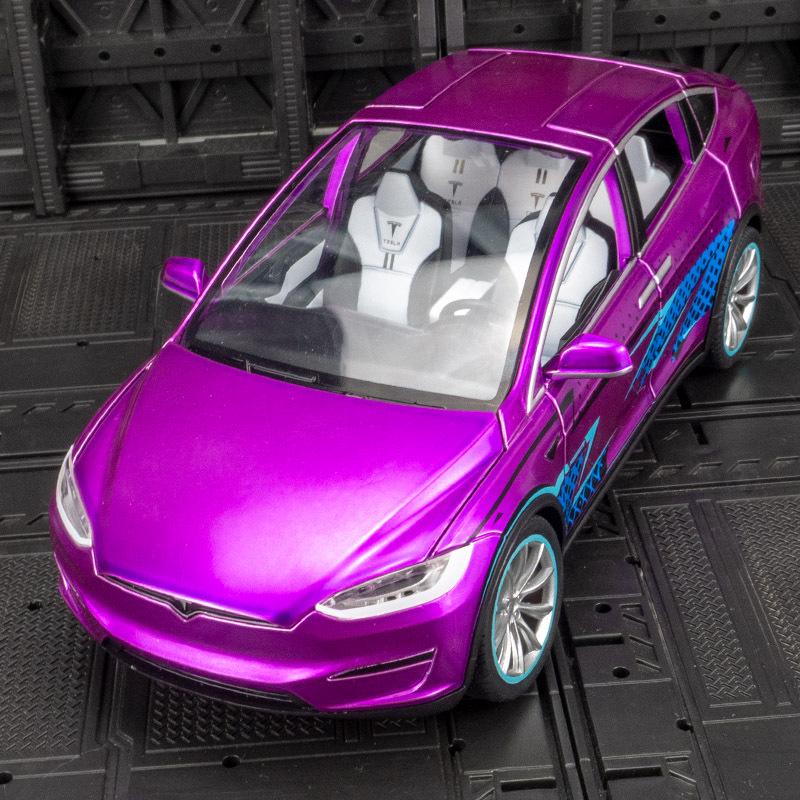 Jianyuan Игрушечная машинка из сплава Tesla Model X 2403A с инерционным механизмом, звуком и светом
Jianyuan Игрушечная машинка из сплава Tesla Model X 2403A с инерционным механизмом, звуком и светом