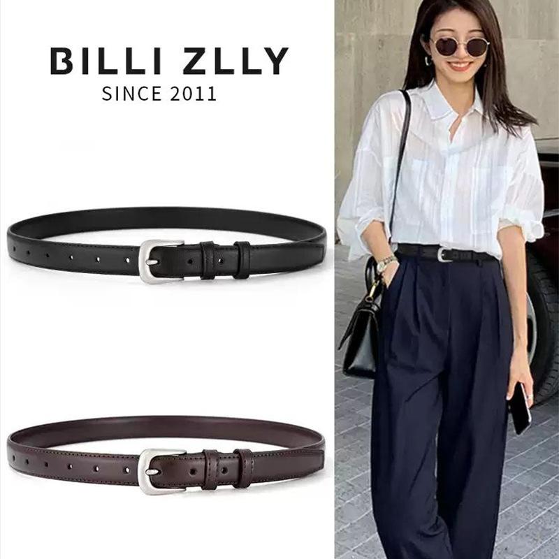 Belt Women S Leather Decorative Belt Design Sense Niche Black Accessories Fine Cowhide Belt
Belt Women S Leather Decorative Belt Design Sense Niche Black Accessories Fine Cowhide Belt