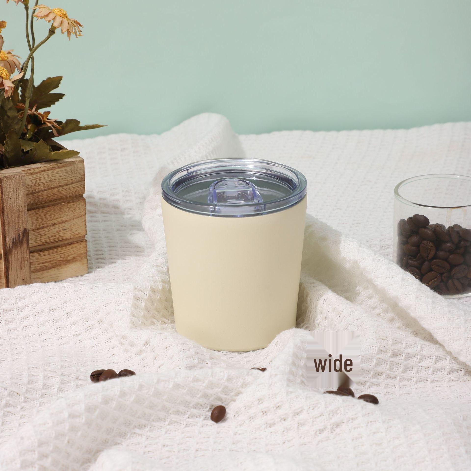 INS Style Double-Wall Vacuum Insulated 304 Stainless Steel Milk/Coffee Cup - Portable Mini Design with Logo 240ml-360ml
INS Style Double-Wall Vacuum Insulated 304 Stainless Steel Milk/Coffee Cup - Portable Mini Design with Logo 240ml-360ml