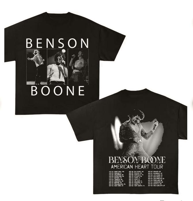 26 Benson Boone B&W American Heart Tour Shirt Unisex T-Shirt XXXXL
26 Benson Boone B&W American Heart Tour Shirt Unisex T-Shirt XXXXL