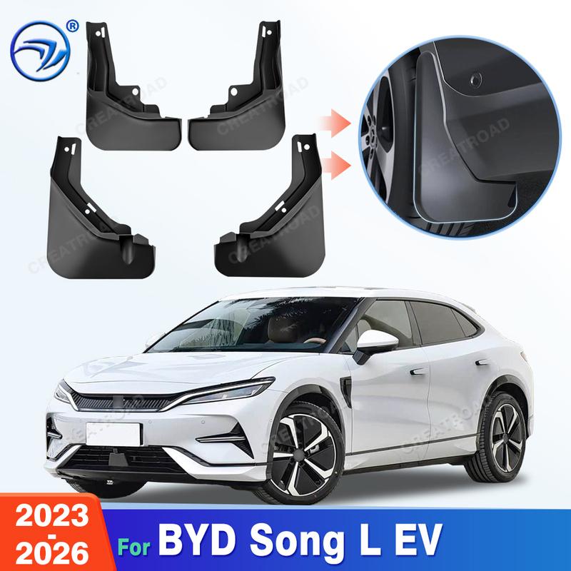 For BYD Song L EV 2024 2026 Fender Mudflaps Splash Guards Mudguards Mud Flaps Car Accessories 4PCS
For BYD Song L EV 2024 2026 Fender Mudflaps Splash Guards Mudguards Mud Flaps Car Accessories 4PCS