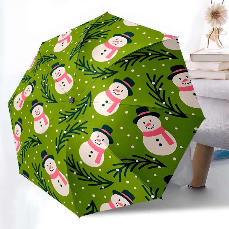 1pc Snowman Pattern Automatic Folding Umbrella - 8-Rib Durable Iron Frame, Compact Portable for Daily Travel yy251205018
1pc Snowman Pattern Automatic Folding Umbrella - 8-Rib Durable Iron Frame, Compact Portable for Daily Travel yy251205018