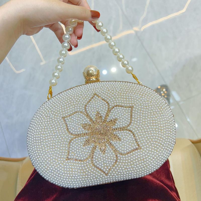 2025 Luxury High-end Handmade Pearl Diamonds Flower Evening Clutch Bag Fashion Rhinestone Wedding Banquet Handbags Shoulder Bag золотой
2025 Luxury High-end Handmade Pearl Diamonds Flower Evening Clutch Bag Fashion Rhinestone Wedding Banquet Handbags Shoulder Bag золотой