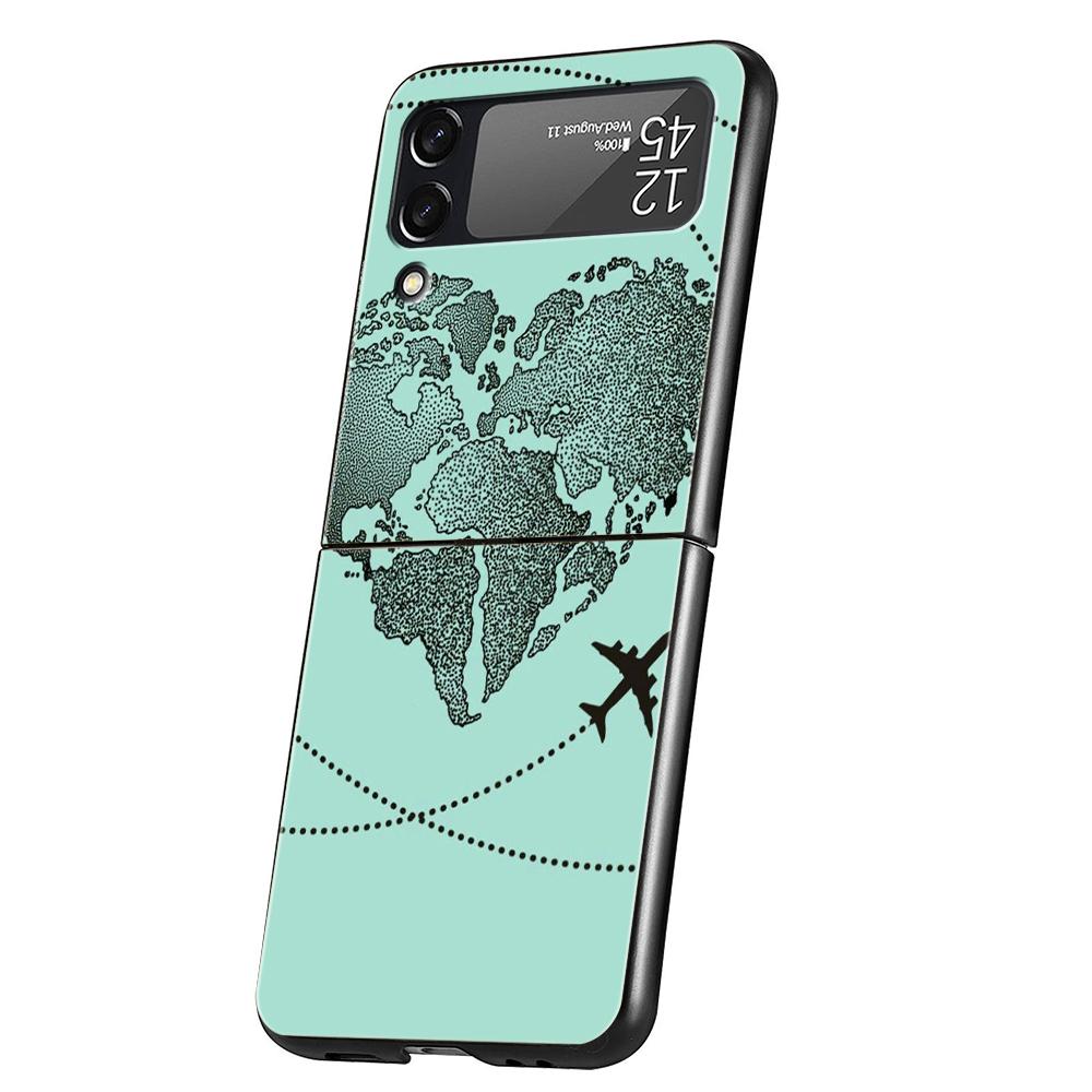 Travel-Inspired Airplane Route Hard PC Phone Case For Samsung Galaxy Z Flip 6 5 4 Black Cover For Galaxy Z Flip 3 Foldable Capas Z Flip 6
Travel-Inspired Airplane Route Hard PC Phone Case For Samsung Galaxy Z Flip 6 5 4 Black Cover For Galaxy Z Flip 3 Foldable Capas Z Flip 6