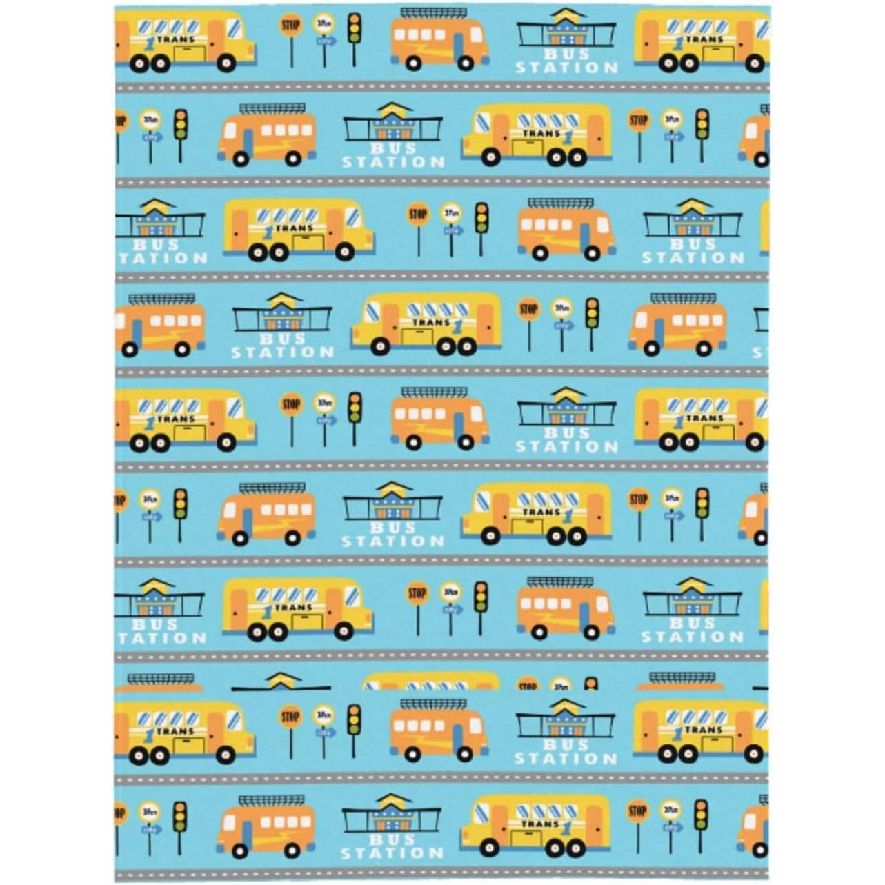Transportation Bus Throw Blankets All Season Ultra Soft Warm Traffic Trucks Cars Fleece Blanket for Home Bed Sofa Couch Chair Ou 75x90cm
Transportation Bus Throw Blankets All Season Ultra Soft Warm Traffic Trucks Cars Fleece Blanket for Home Bed Sofa Couch Chair Ou 75x90cm