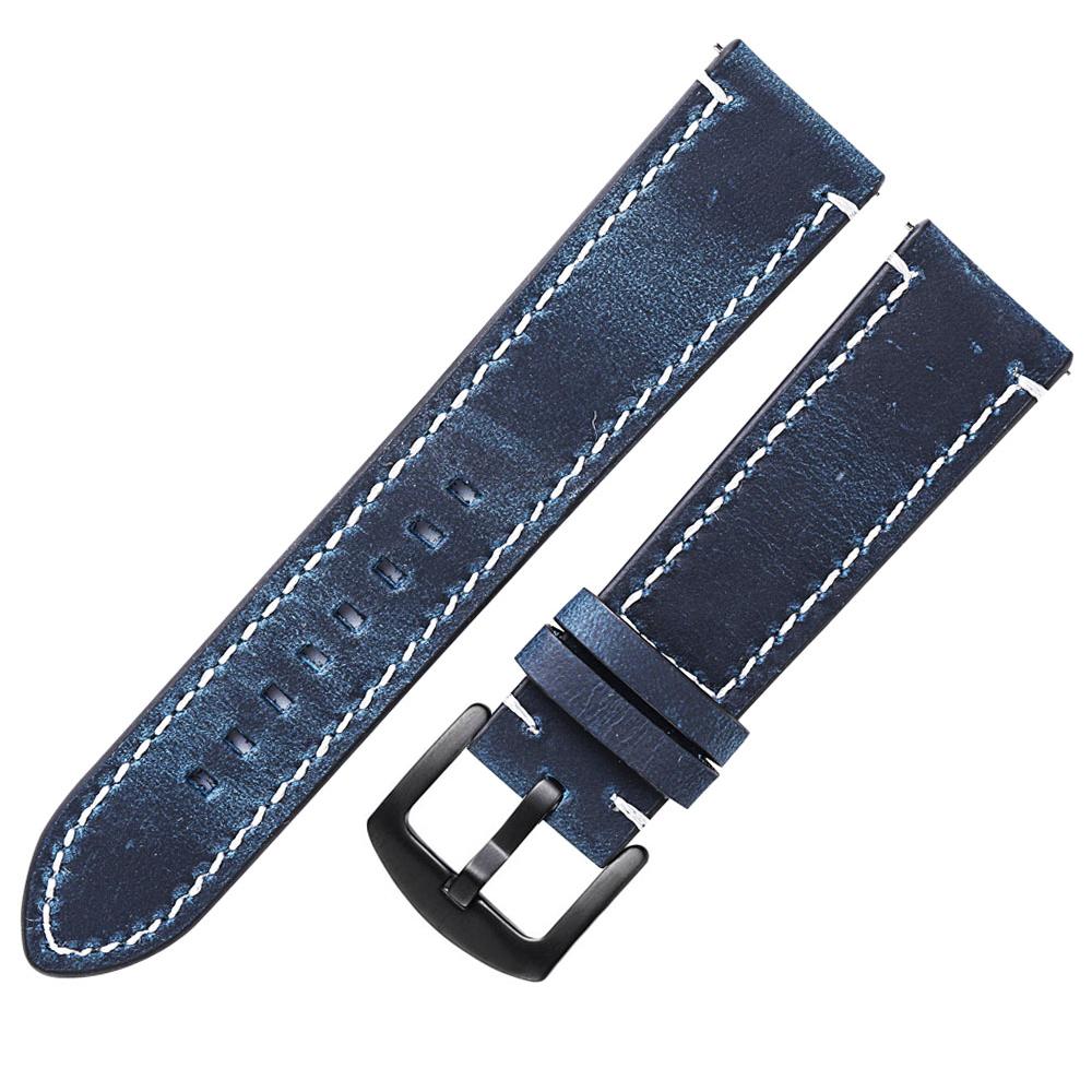 Leather Watch Band Straps Quick Release Wristband 18mm 20mm 22mm 24mm Vintage Calfskin Watch Strap For Amazfit GTS 2 Mini 24mm синій
Leather Watch Band Straps Quick Release Wristband 18mm 20mm 22mm 24mm Vintage Calfskin Watch Strap For Amazfit GTS 2 Mini 24mm синій