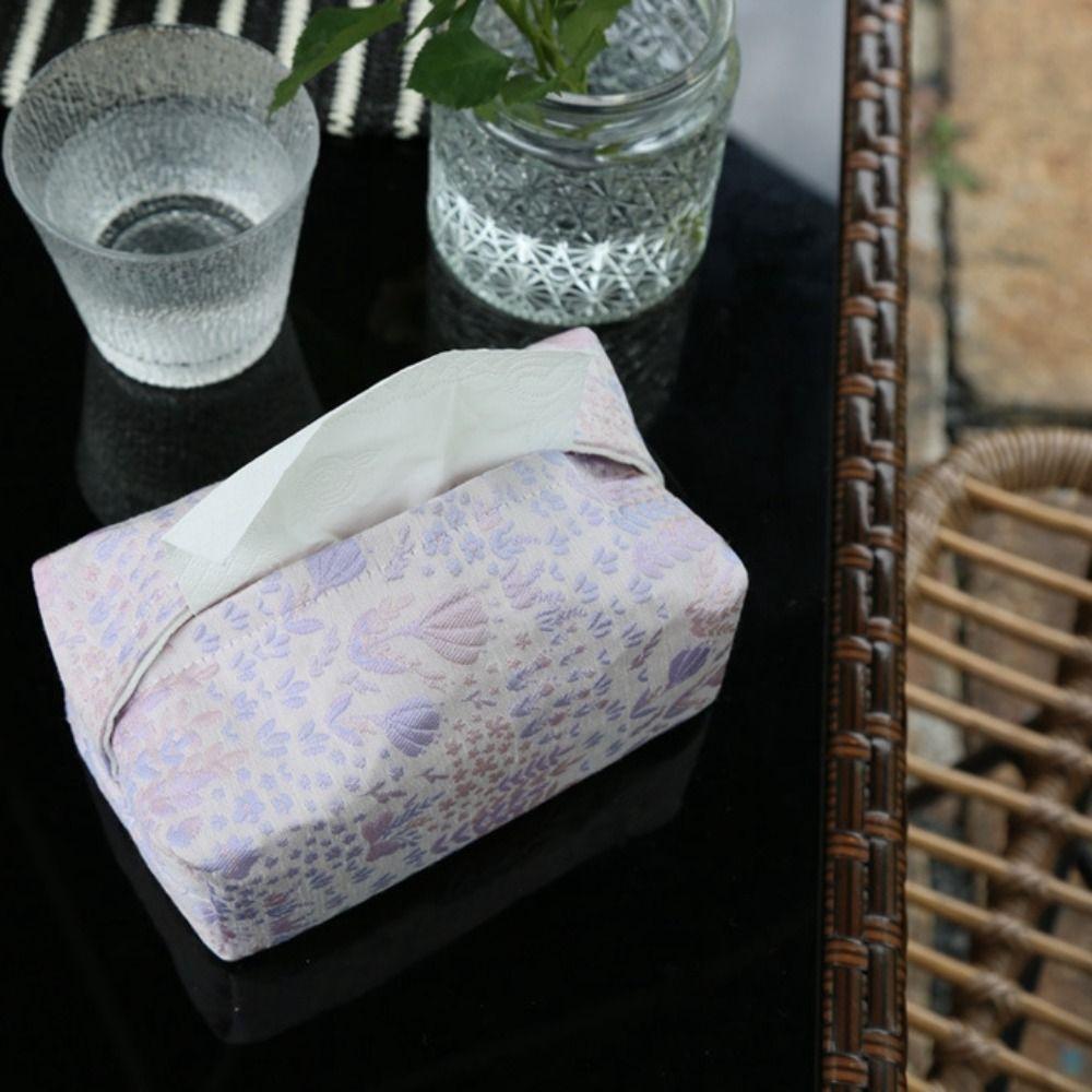 Retro Tissue Box Purple Desktop Tissues Holder Creative Jacquard Tissue Bag Home фиолетовый
Retro Tissue Box Purple Desktop Tissues Holder Creative Jacquard Tissue Bag Home фиолетовый