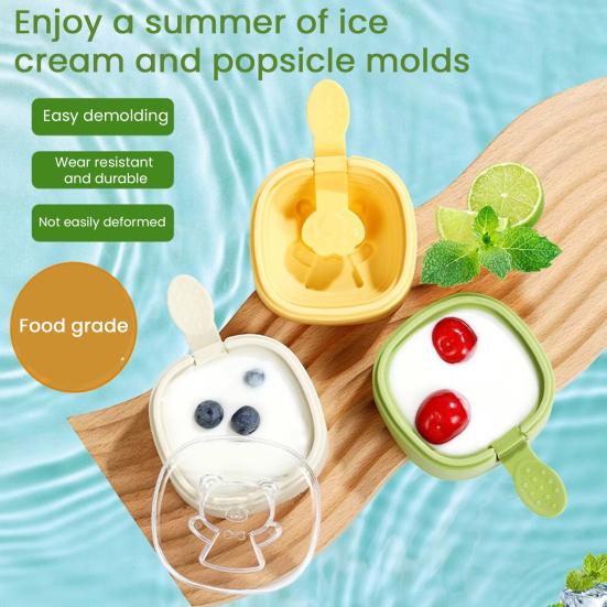 Ice Cream Mold with Lid Reusable Popsicle Mold for DIY Chocolate Dessert Food Grade Ice Tray Summer Party SuppliesAccessory A
Ice Cream Mold with Lid Reusable Popsicle Mold for DIY Chocolate Dessert Food Grade Ice Tray Summer Party SuppliesAccessory A