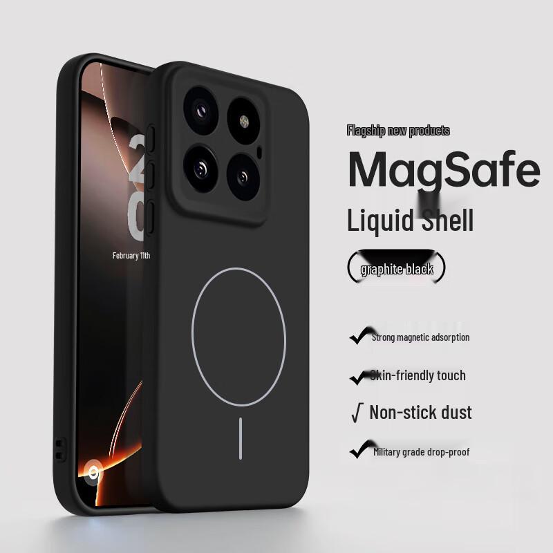 NEYAA Ультратонкий рідкий силіконовий магнітний чохол для телефону для Xiaomi/Redmi Xiaomi 14 Pro
NEYAA Ультратонкий рідкий силіконовий магнітний чохол для телефону для Xiaomi/Redmi Xiaomi 14 Pro