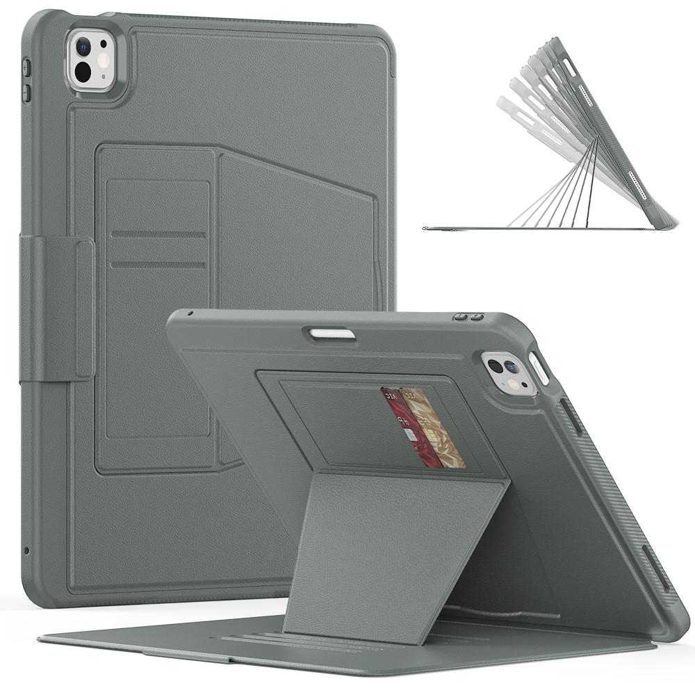 Adjustable Stand Case Universal for IPad Pro 13 2025 M4 2024 M4 A3360 A3361 A3362 A2926 A2925 A3007 Smart Flip Magnetic Cover iPad Pro 13 2024 M4 сірий
Adjustable Stand Case Universal for IPad Pro 13 2025 M4 2024 M4 A3360 A3361 A3362 A2926 A2925 A3007 Smart Flip Magnetic Cover iPad Pro 13 2024 M4 сірий