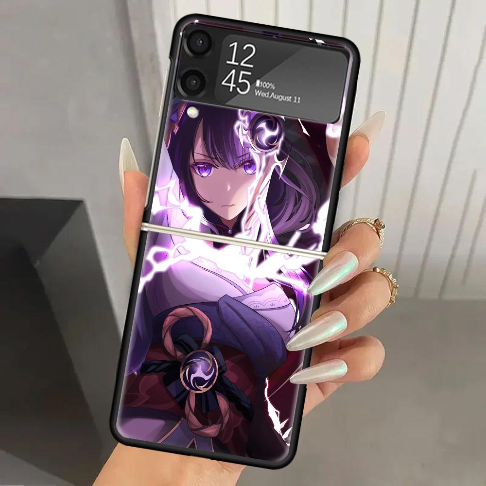 Raiden Shogun Genshin Impact Hard PC Phone Case For Samsung Galaxy Z Flip 7 6 5 4 3 Black ZFlip7 ZFlip6 Flip5 Flip4 Flip3 5G Pri Samsung Z Flip 4
Raiden Shogun Genshin Impact Hard PC Phone Case For Samsung Galaxy Z Flip 7 6 5 4 3 Black ZFlip7 ZFlip6 Flip5 Flip4 Flip3 5G Pri Samsung Z Flip 4