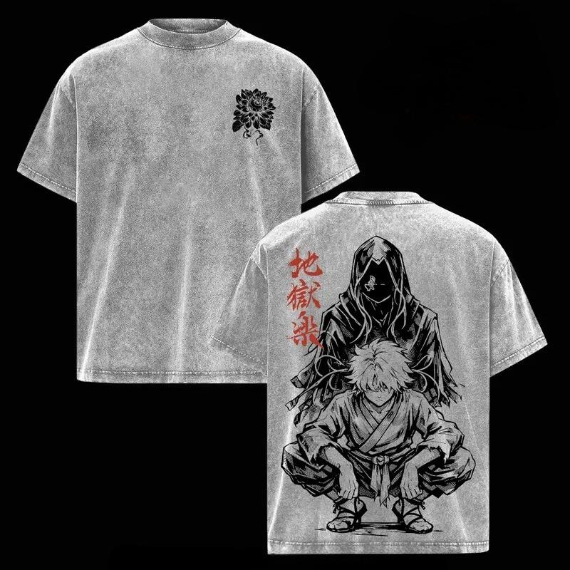 Hell s Paradise Gabimaru Graphic Tshirt Men Women Clothing Short Sleeve Cotton T-shirts Vintage Washed Tee Harajuku Male T Shirt XXL сірий колір
Hell s Paradise Gabimaru Graphic Tshirt Men Women Clothing Short Sleeve Cotton T-shirts Vintage Washed Tee Harajuku Male T Shirt XXL сірий колір