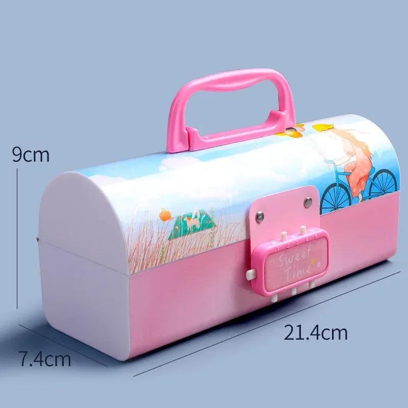 New Pencil Case with Combination Lock Creative Portable Multifunctional Large Capacity Pencil Case Boys Girls School Stationery
New Pencil Case with Combination Lock Creative Portable Multifunctional Large Capacity Pencil Case Boys Girls School Stationery