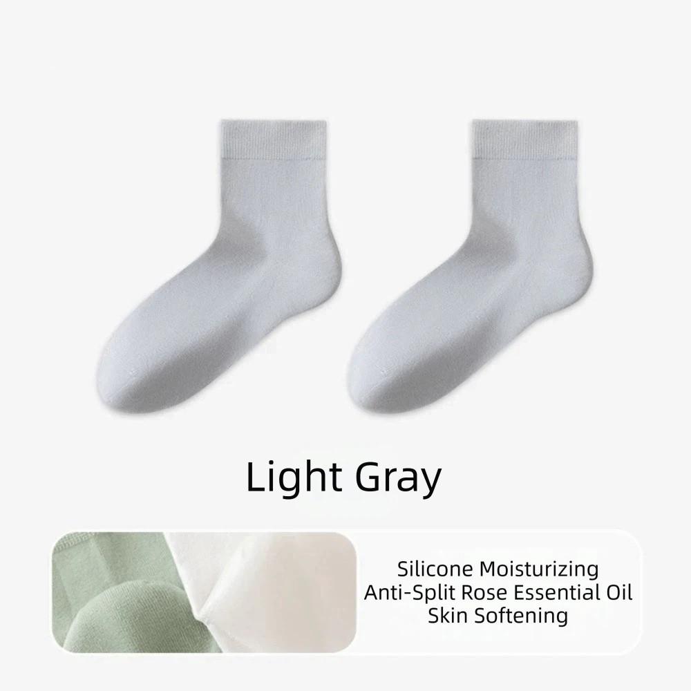 1 Pairs Cracked Heel Treatment Moisturizing Socks Silicone Gel Pad Softening Care Women s Socks Moisturizing Heel Solid Color One Size світло-сірого кольору
1 Pairs Cracked Heel Treatment Moisturizing Socks Silicone Gel Pad Softening Care Women s Socks Moisturizing Heel Solid Color One Size світло-сірого кольору