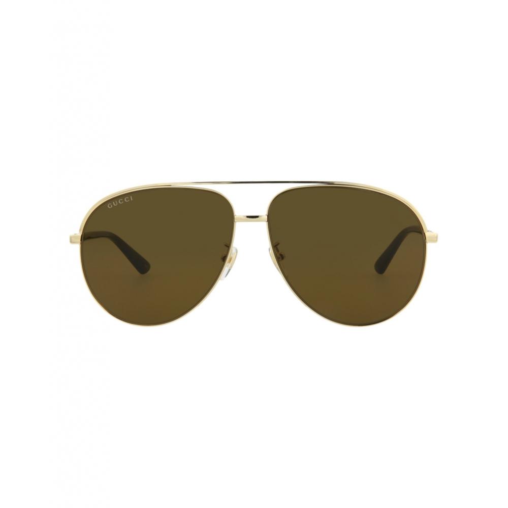 Металлические солнцезащитные очки Gucci Aviator Style золотисто-золотисто-коричневые
Металлические солнцезащитные очки Gucci Aviator Style золотисто-золотисто-коричневые