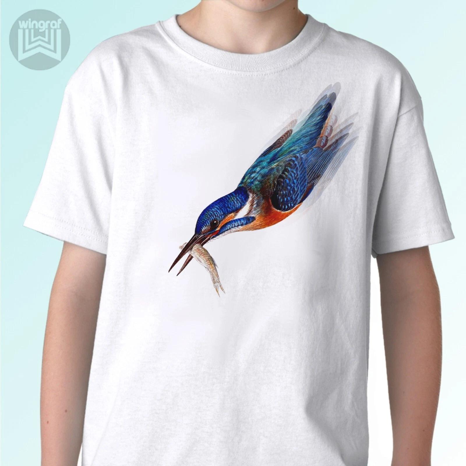 Kingfisher kids boys T-Shirt gift tee water bird xmas Christmas birthday top all sizes 110
Kingfisher kids boys T-Shirt gift tee water bird xmas Christmas birthday top all sizes 110