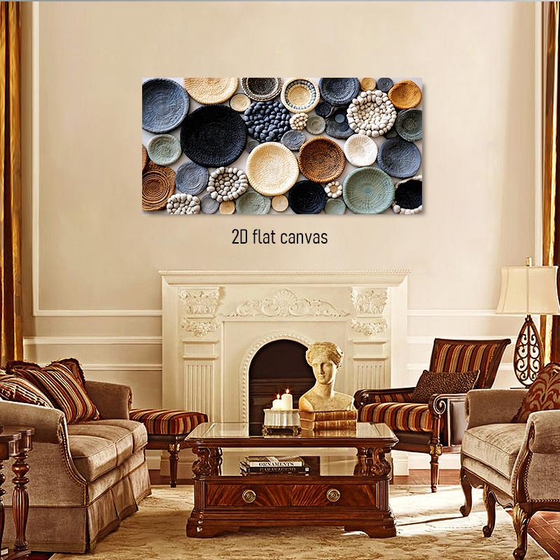 1pcs Nordic style woven texture decorative painting modern minimalist living room sofa background wall hanging painting restaura (as the picture,50x100cm No Frame)
1pcs Nordic style woven texture decorative painting modern minimalist living room sofa background wall hanging painting restaura (as the picture,50x100cm No Frame)