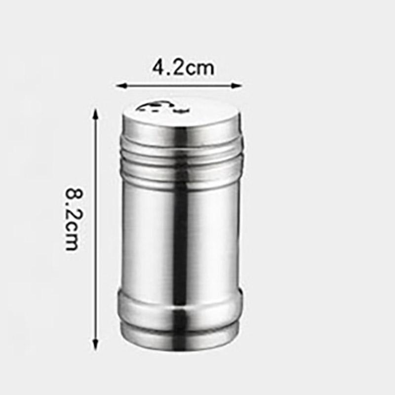Банка для специй из нержавеющей стали, бутылка для приправ, вращающаяся крышка, перечница, солонка, контейнер для хранения приправ, кухонные инструменты