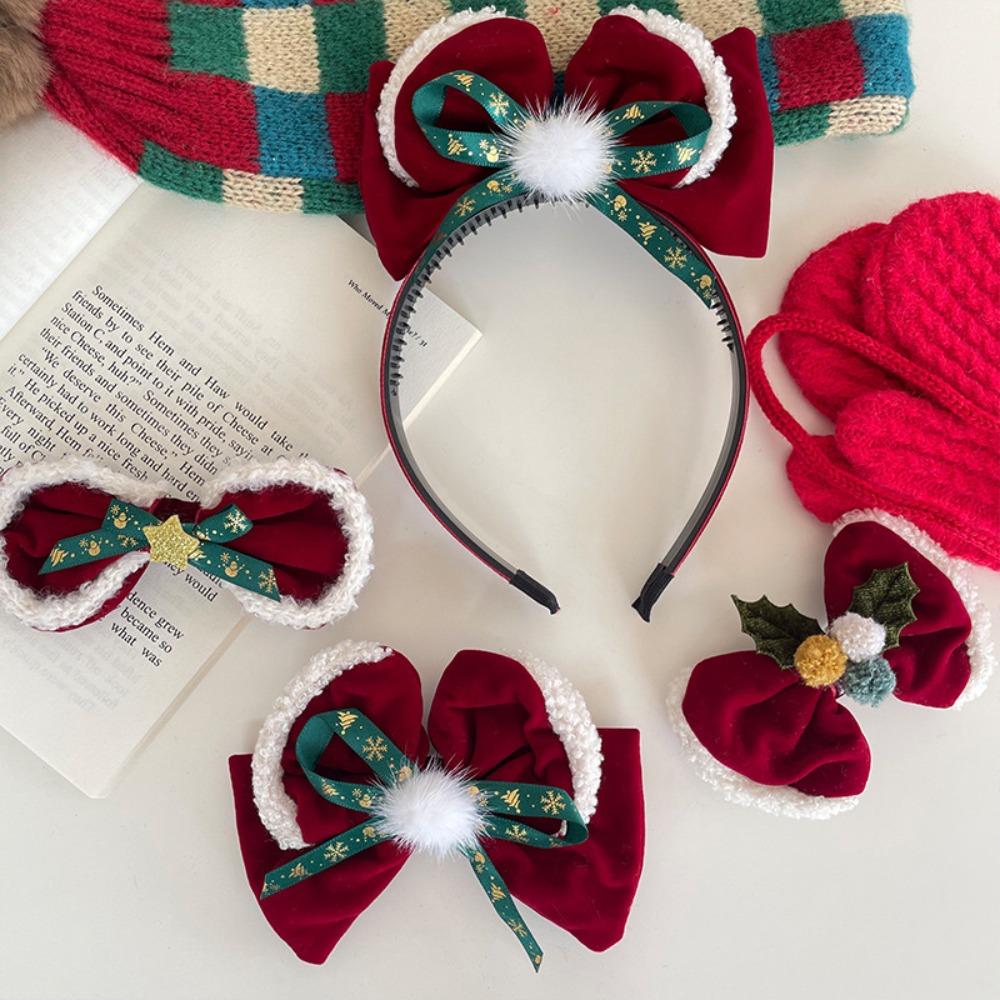 Xmas Christmas Hair Hoop Star Christmas Barrettes Creative Plush Ball Hairpin Party Style 3
Xmas Christmas Hair Hoop Star Christmas Barrettes Creative Plush Ball Hairpin Party Style 3