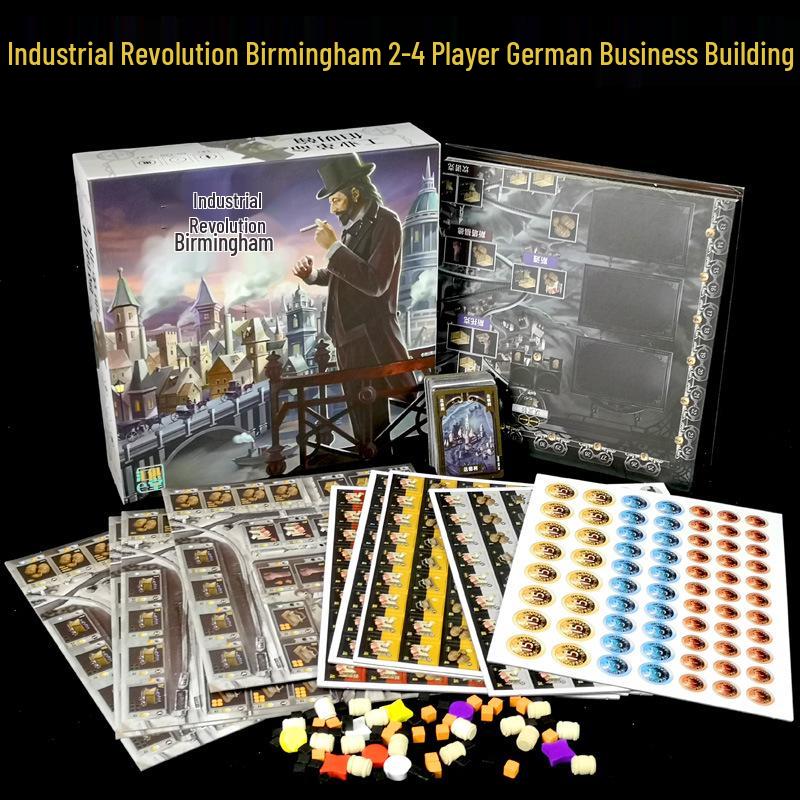 Промышленная революция Бирмингем: Стратегическая настольная игра для 2-4 игроков на китайском и английском языках
Промышленная революция Бирмингем: Стратегическая настольная игра для 2-4 игроков на китайском и английском языках