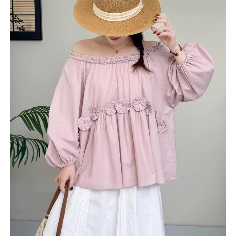 Women s Spring Floral Lace-Up Blouse with Doll Collar and Lantern Sleeves One Size розовый
Women s Spring Floral Lace-Up Blouse with Doll Collar and Lantern Sleeves One Size розовый