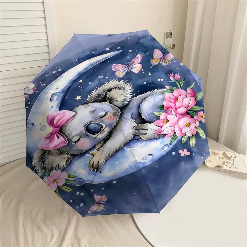 1PC Koala Umbrella-8-Rib Reinforced, Automatic Open, Lightweight & Durable, Fashion Accessory for Outdoor, H0415
1PC Koala Umbrella-8-Rib Reinforced, Automatic Open, Lightweight & Durable, Fashion Accessory for Outdoor, H0415