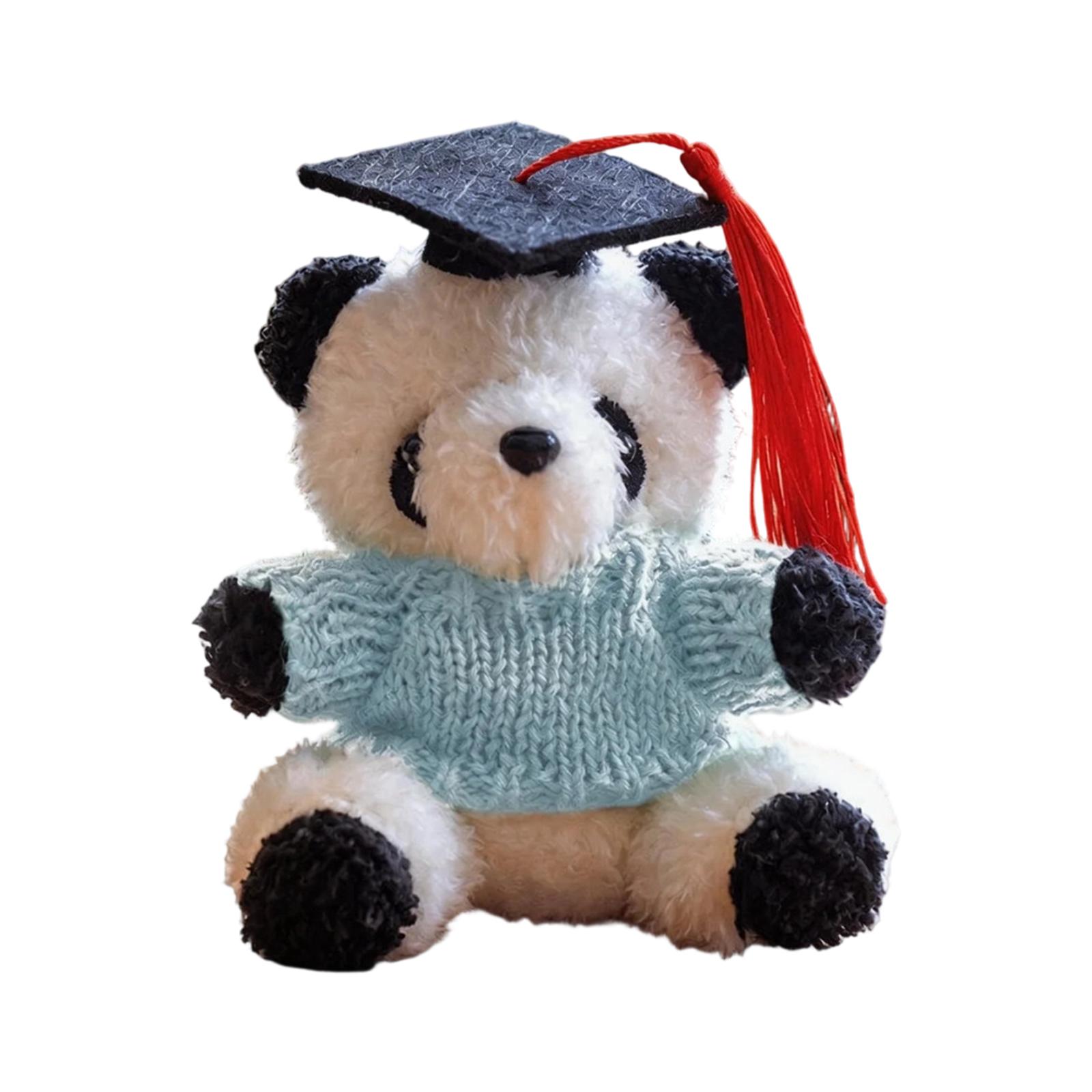 Plush Panda Bear Graduation Doll with Knit Sweater and Graduation Cap Soft Stuffed Animal Toy for Graduation Season Gift One Size
Plush Panda Bear Graduation Doll with Knit Sweater and Graduation Cap Soft Stuffed Animal Toy for Graduation Season Gift One Size