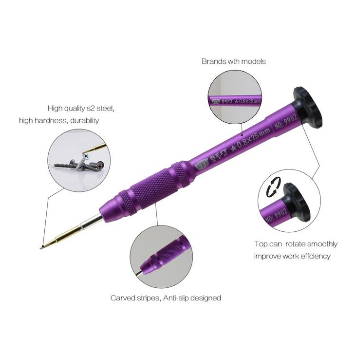 BEST BST-9902S 5 in 1 Precision Metal Screwdriver Set for iPhone 7/7 Plus/8/8 Plus/X/XS/XR/XS Max Type A
BEST BST-9902S 5 in 1 Precision Metal Screwdriver Set for iPhone 7/7 Plus/8/8 Plus/X/XS/XR/XS Max Type A