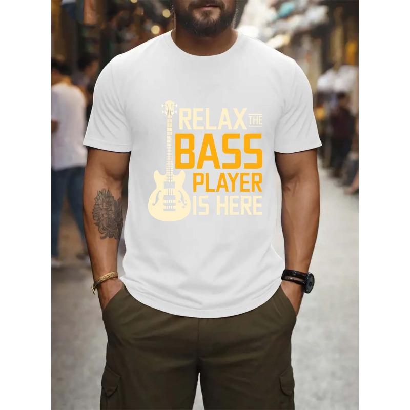 European sizes Men S Short-Sleeve Summer Casual T-Shirt Featuring a Easy Guitar And Bass Print 4XL білий
European sizes Men S Short-Sleeve Summer Casual T-Shirt Featuring a Easy Guitar And Bass Print 4XL білий