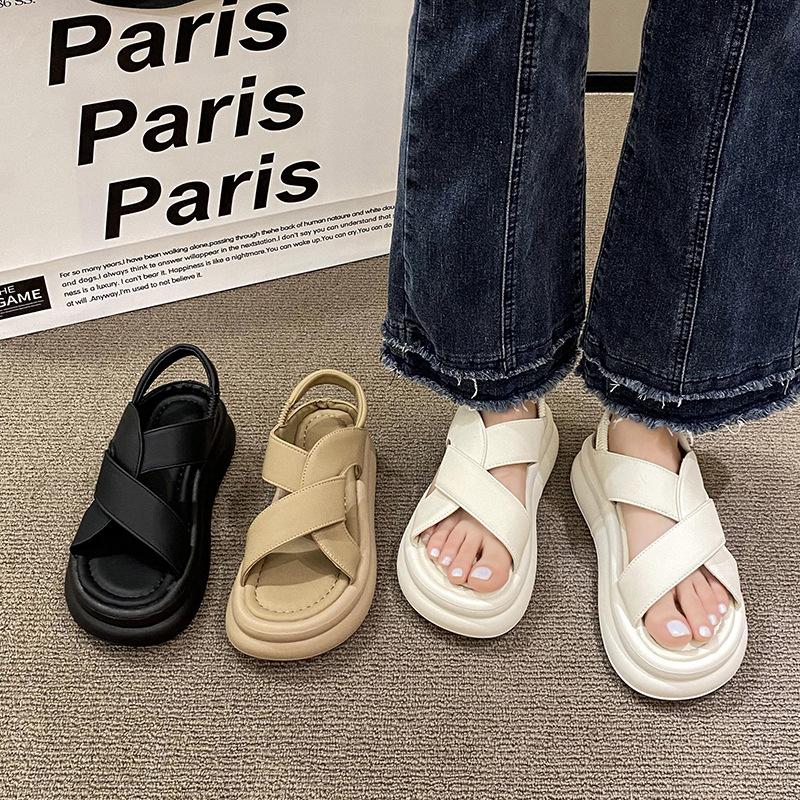 Internet celebrity platform sandals women wear summer new ins trendy fashion versatile and thin sports beach shoes 35 чёрный
Internet celebrity platform sandals women wear summer new ins trendy fashion versatile and thin sports beach shoes 35 чёрный