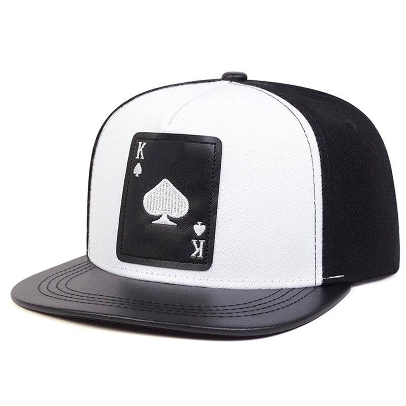 Pu Leather Playing Card Peach Heart K Embroidery Hip-hop Hats Outdoor Adjustable Casual Baseball Caps Sunscreen Hat
Pu Leather Playing Card Peach Heart K Embroidery Hip-hop Hats Outdoor Adjustable Casual Baseball Caps Sunscreen Hat