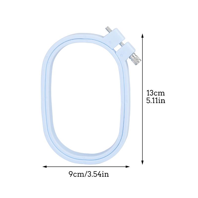 DIY Plastic Embroidery Hoop Frame Cross Stitch Chinese Traditional Square Frame Handmade Sewing Needle Craft Tool
DIY Plastic Embroidery Hoop Frame Cross Stitch Chinese Traditional Square Frame Handmade Sewing Needle Craft Tool