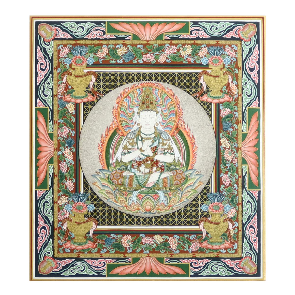 Buddhist painting colored paper Dainichi Nyorai
Buddhist painting colored paper Dainichi Nyorai