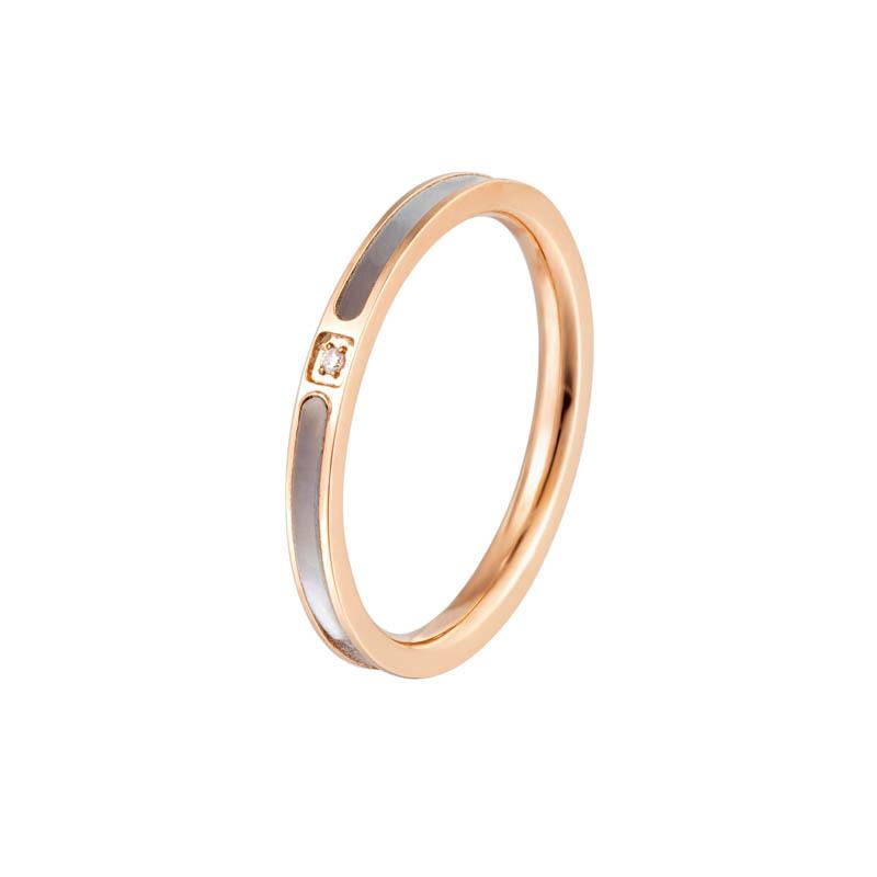 Кольцо с ракушкой-бриллиантом Женское Летнее Высококлассное Легкое Роскошное Кольцо Инс Простое Нишевое Ювелирное Изделие 9