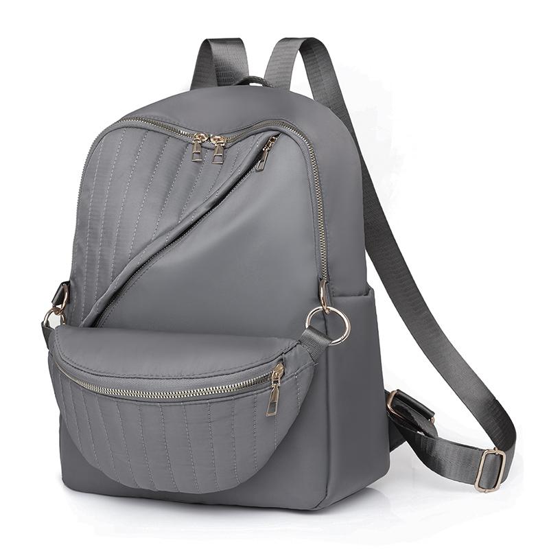Сплошной цветной рюкзак, женская дорожная сумка, легкий пригородный рюкзак большой вместимости с нагрудной сумкой серый
Сплошной цветной рюкзак, женская дорожная сумка, легкий пригородный рюкзак большой вместимости с нагрудной сумкой серый