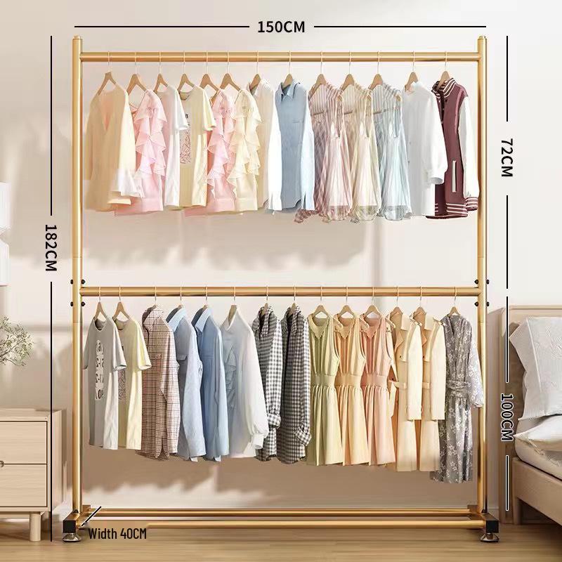 Movable Double-Layer Drying Rack with Wheels for Indoor and Balcony Use
Movable Double-Layer Drying Rack with Wheels for Indoor and Balcony Use