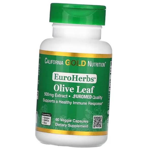 Экстракт листьев оливы, EuroHerbs Olive Leaf Extract 500, California Gold Nutrition (71427021) 60vcaps
Экстракт листьев оливы, EuroHerbs Olive Leaf Extract 500, California Gold Nutrition (71427021) 60vcaps