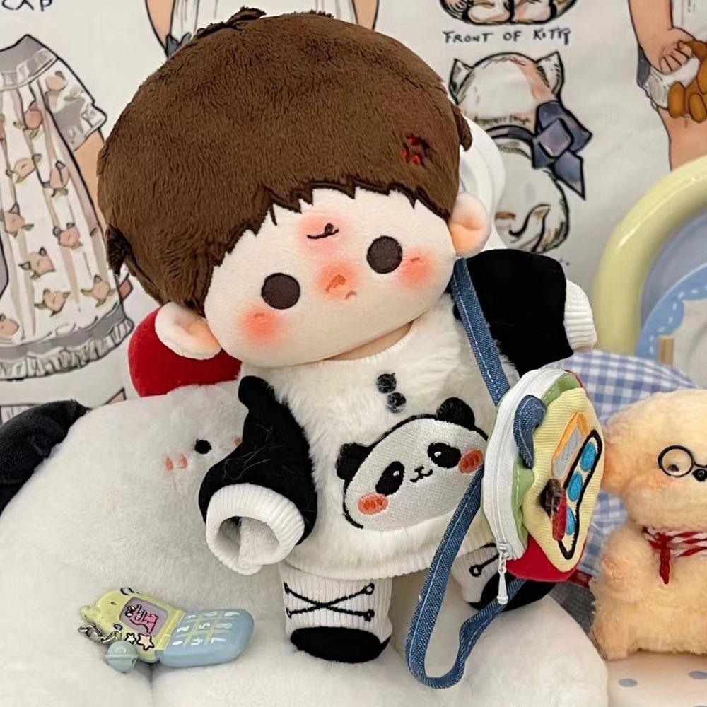 1 set Outfit 20cm Cotton Doll Clothes Plush No Attribute Doll Clothes Doll Accessories чорний
1 set Outfit 20cm Cotton Doll Clothes Plush No Attribute Doll Clothes Doll Accessories чорний