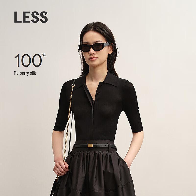 LESS 2025 Autumn Women s Mulberry Silk Short Sleeve Polo Knit Top L
LESS 2025 Autumn Women s Mulberry Silk Short Sleeve Polo Knit Top L