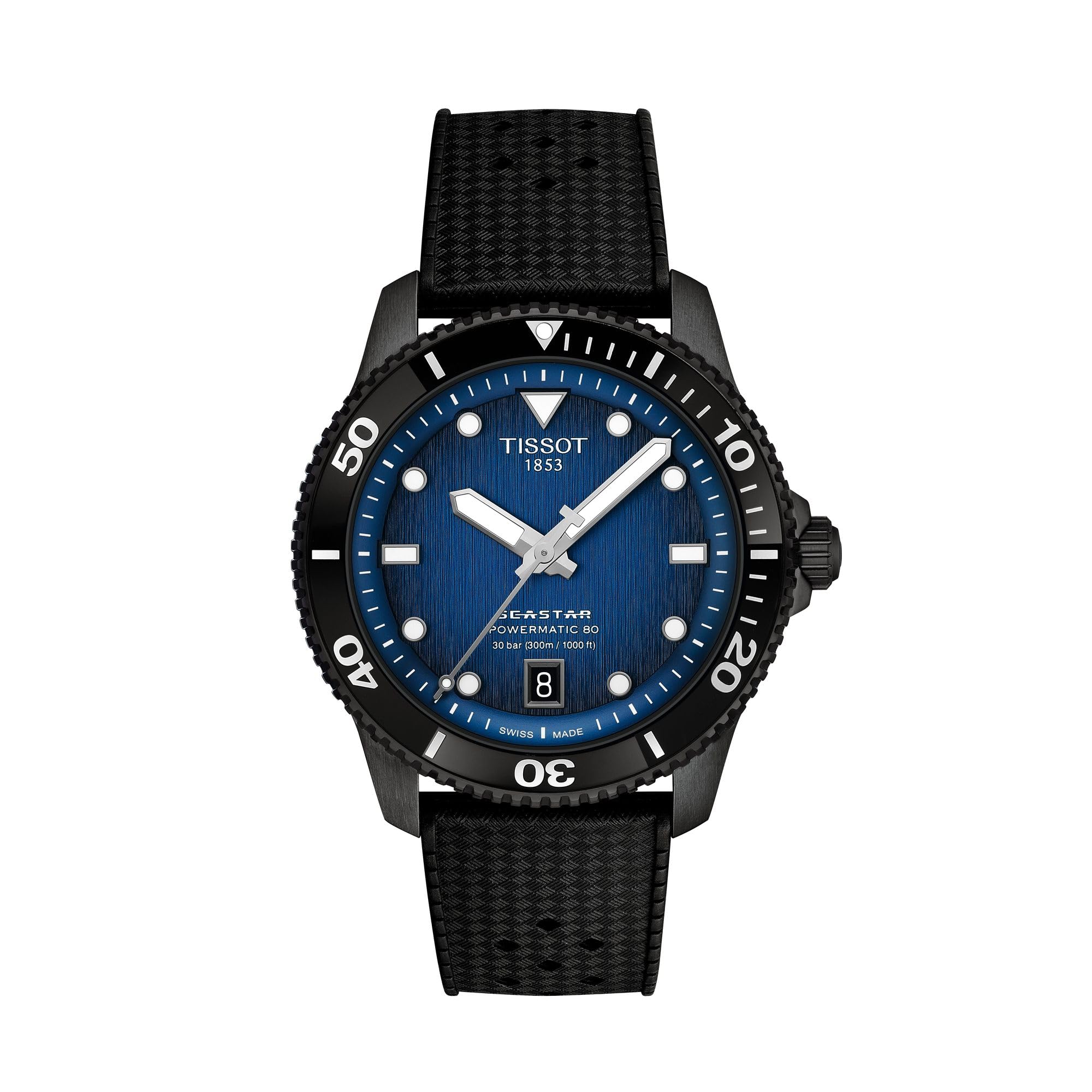 Чоловічий годинник Tissot Seastar 1000 Powermatic 80 40 мм (T1208073704100) з синім градієнтним циферблатом
Чоловічий годинник Tissot Seastar 1000 Powermatic 80 40 мм (T1208073704100) з синім градієнтним циферблатом
