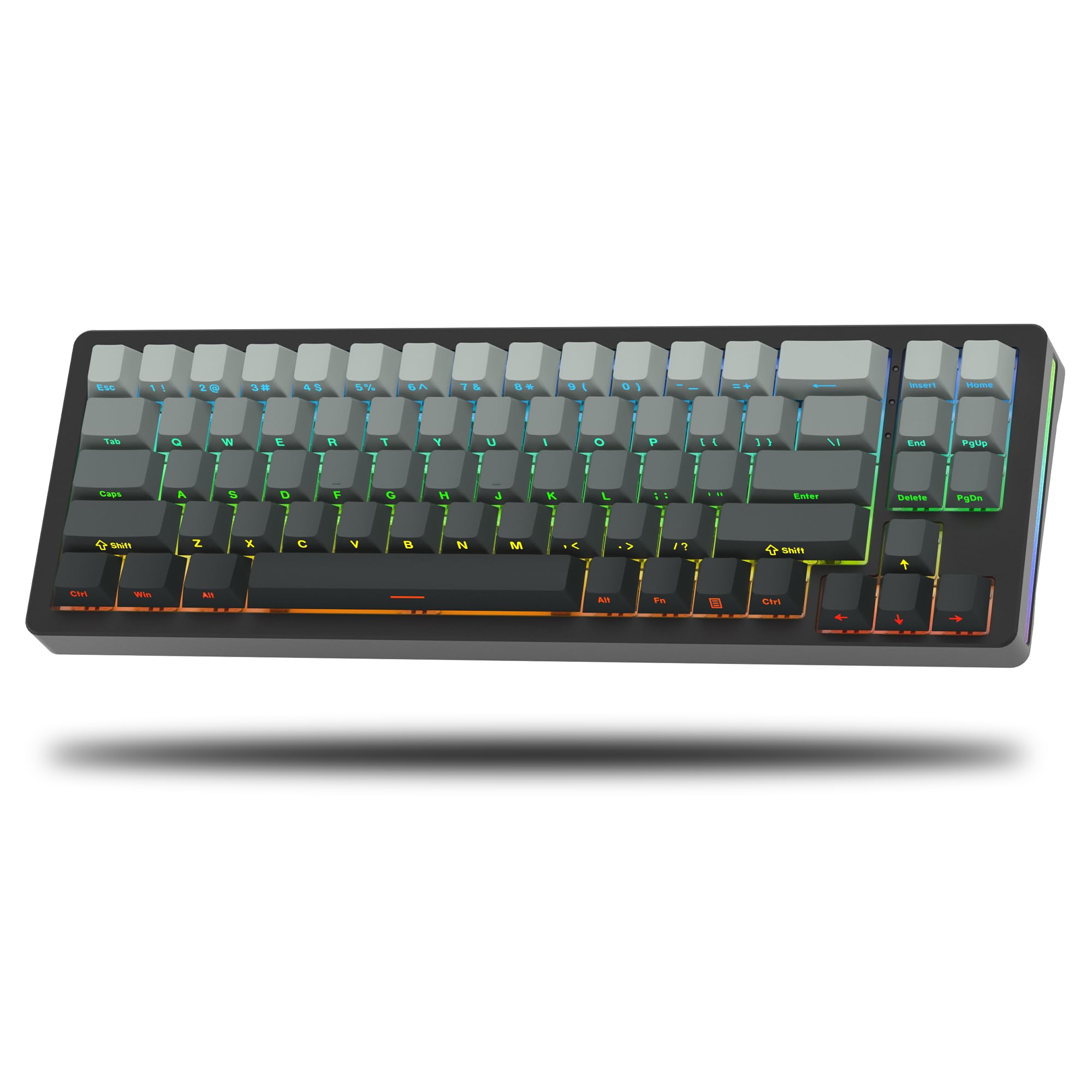 Womier S-K71 75% Keyboard Aluminum Alloy Wireless Mechanical Keyboard Bluetooth2.4GWired Hot Swap Switch Adjustable Gasket RGB Light Compatible with
Womier S-K71 75% Keyboard Aluminum Alloy Wireless Mechanical Keyboard Bluetooth2.4GWired Hot Swap Switch Adjustable Gasket RGB Light Compatible with