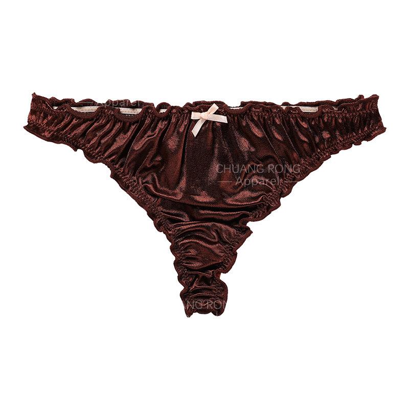 European and American large-size underwear women s luxury satin sexy satin underwear pure cotton crotch breathable quick-drying comfortable underwear XL
European and American large-size underwear women s luxury satin sexy satin underwear pure cotton crotch breathable quick-drying comfortable underwear XL