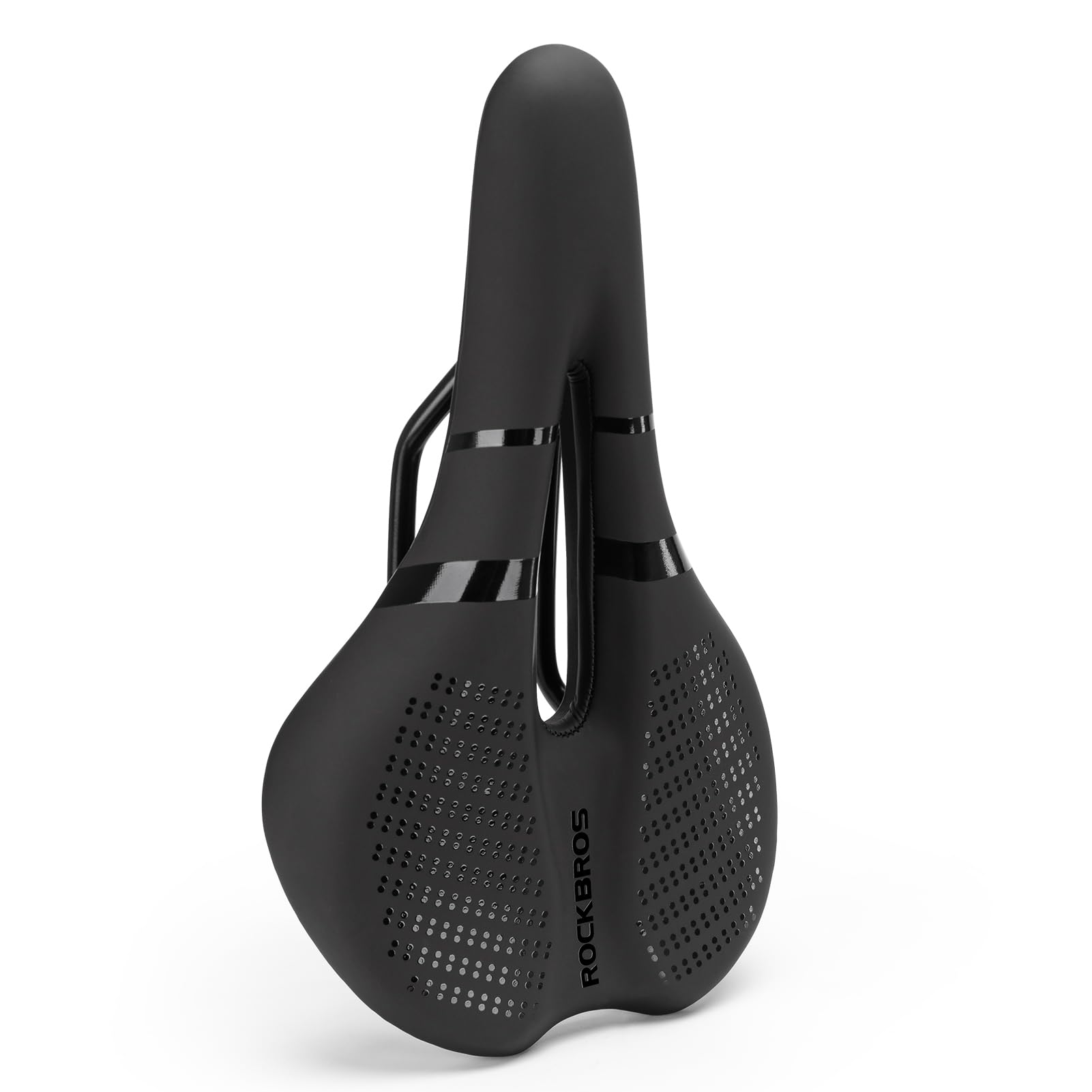 ROCKBROS Bicycle Memory Shock for Road Mountain Cross and Folding Black Saddle, Comfortable, Foam, Absorbing, Perforated, Anti-Slip, Lightweight,
ROCKBROS Bicycle Memory Shock for Road Mountain Cross and Folding Black Saddle, Comfortable, Foam, Absorbing, Perforated, Anti-Slip, Lightweight,