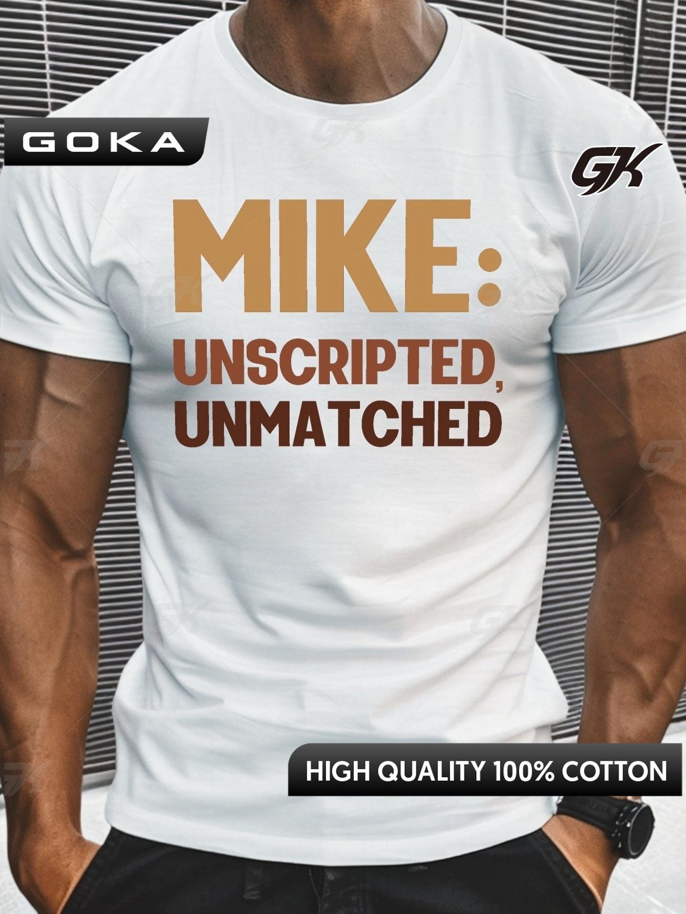 Mike Unscripted Mens 100 Cotton Casual Graphic TShirt Lightweight Round Neck Short Sleeve Tee for Summer Ropa De Hombre 4XL
Mike Unscripted Mens 100 Cotton Casual Graphic TShirt Lightweight Round Neck Short Sleeve Tee for Summer Ropa De Hombre 4XL