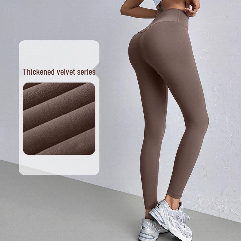 Women s High-Waist Butt-Lifting Velvet Yoga Pants - Tummy Control, Warm, Outdoor Sports, Tight Fit for Autumn & Winter Large
Women s High-Waist Butt-Lifting Velvet Yoga Pants - Tummy Control, Warm, Outdoor Sports, Tight Fit for Autumn & Winter Large