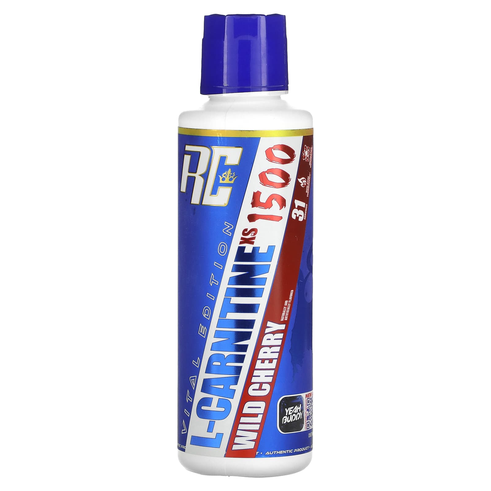 Ronnie Coleman, Vital Edition, L-Carnitine XS 1500, Wild Cherry Flavor, 16 fl oz (473.28 ml)
Ronnie Coleman, Vital Edition, L-Carnitine XS 1500, Wild Cherry Flavor, 16 fl oz (473.28 ml)